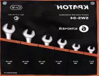 Набор ключей рожковых  SWS-06  6 предметов  Кратон 2 27 01 006 купить в Нягани