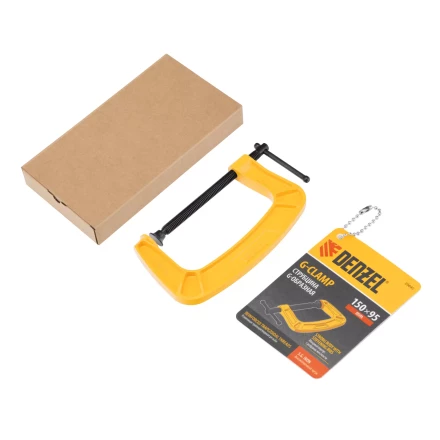 Струбцина G-образная Denzel, усиленная, 150 мм 20645 купить в Нягани