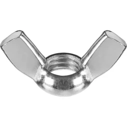 Гайка ЗУБР барашковая, DIN 315, оцинкованная,  M3, ТФ6, 5 шт. 4-303736-03