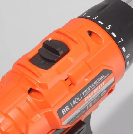Дрель-шуруповерт аккумуляторная PATRIOT BR 140Li в кейсе купить в Нягани
