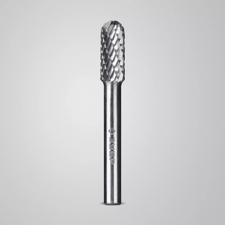 Зубр Твердосплавная борфреза C - цилиндр со сферическим концом, 8 х 20 мм (28802-8-20) купить в Нягани