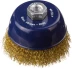DEXX. Щетка чашечная для УШМ, витая стальная латунированная проволока 0,3мм, 100ммхМ14 35103-100 купить в Нягани