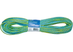 Шнур вязаный полипропиленовый с сердечником "Радуга" 8 мм L 20 м 140-150 кгс СИБРТЕХ 93955