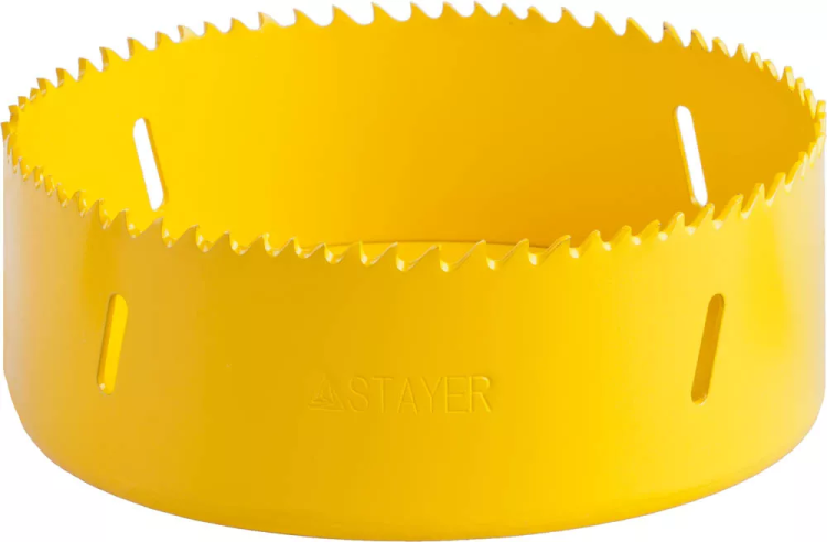 Коронка STAYER "PROFESSIONAL" Би-металлическая, универсальная, d=121мм 29547-121 купить в Нягани