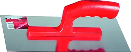 Гладилка стальная 280 х 130 мм зеркальная полировка пластмас. ручка  MATRIX 86774 купить в Нягани