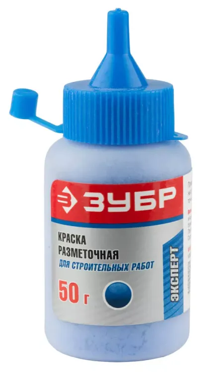 Краска ЗУБР разметочная для строительных работ, синяя, 50г 4-06405-1_z01 купить в Нягани