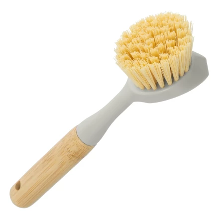 Щетка для посуды круглая d 60х230 мм, бамбуковая рукоятка, Home// Palisad 93571 купить в Нягани