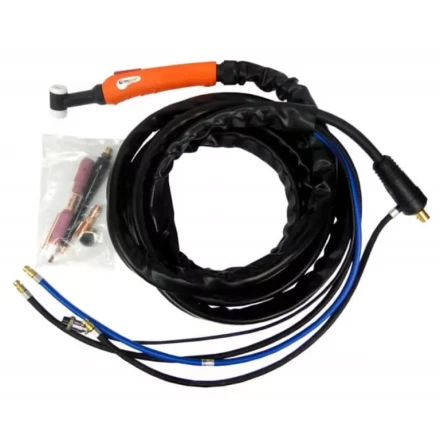 Горелка UnoTIG 18 8м разъем 35мм2 с кнопкой ж/охл. VARTEG FoxWeld купить в Нягани