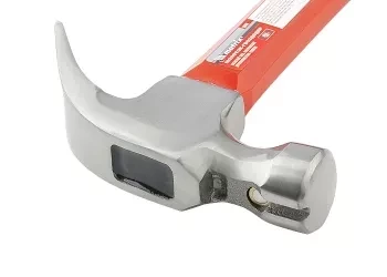 Молоток-гвоздодер мини боек с магнитом фибергласовая двухкомпонентная рукоятка 250г Matrix 10443 купить в Нягани