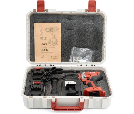 Аккумуляторная ударная дрель-шуруповерт ESPIRA CDI-i01 411053 купить в Нягани