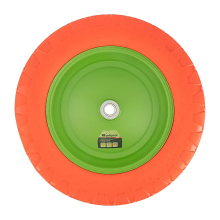 Колесо полиуретановое Сибртех 4.80/4-8, длина оси 90 мм, подшипник 20 мм 689775 купить в Нягани