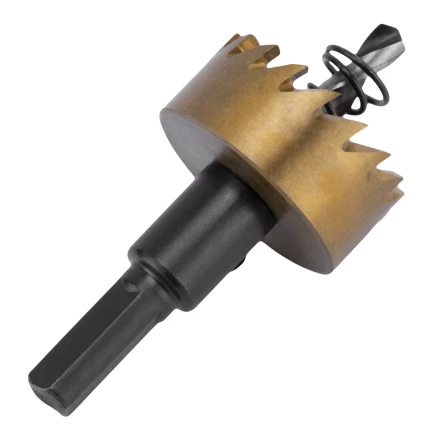 Коронка по металлу HSS, 30 мм, нитридтитановое покрытие Denzel 724108 купить в Нягани