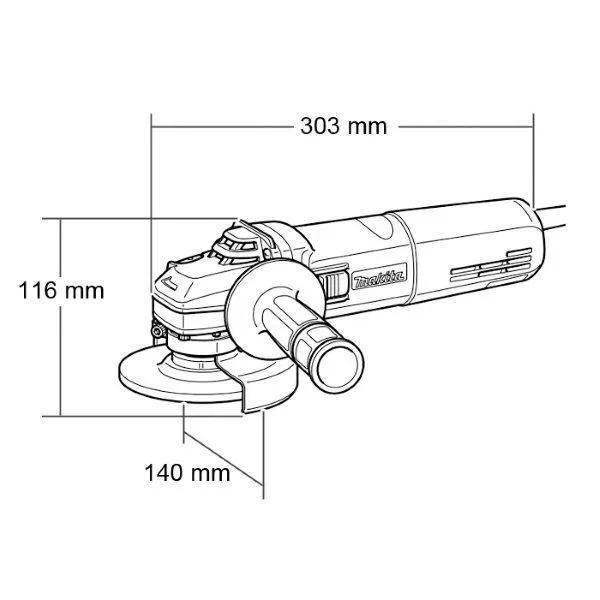 Шлифмашина УШМ Makita GA6040 купить в Нягани