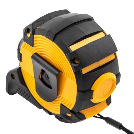 Рулетка Denzel 10м х 32мм, автоматич. фиксац., нейлон. покрытие, магнит. зацеп, двухстор. разметка, 31525 купить в Нягани