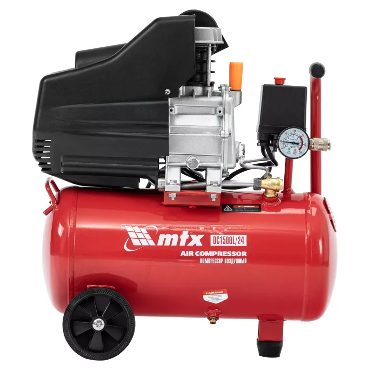Компрессор воздушный MTX DC1500L/24, 1,5 кВт, 24 л, 210 л/мин 58017 купить в Нягани