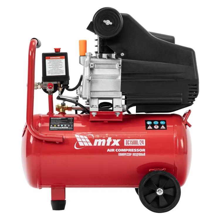 Компрессор воздушный MTX DC1500L/24, 1,5 кВт, 24 л, 210 л/мин 58017 купить в Нягани