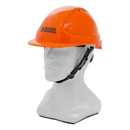 Каска защитная ударопрочная Denzel 89206, ABS/PC, плавная регулировка, модель «Форвард» (К-05),оранж. купить в Нягани