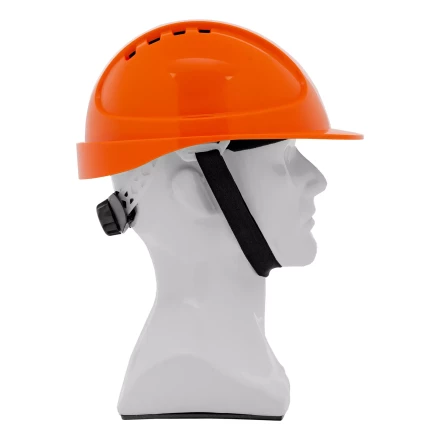 Каска защитная ударопрочная Denzel 89206, ABS/PC, плавная регулировка, модель «Форвард» (К-05),оранж. купить в Нягани