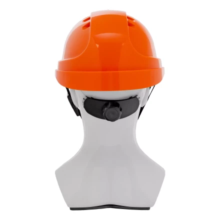 Каска защитная ударопрочная Denzel 89206, ABS/PC, плавная регулировка, модель «Форвард» (К-05),оранж. купить в Нягани