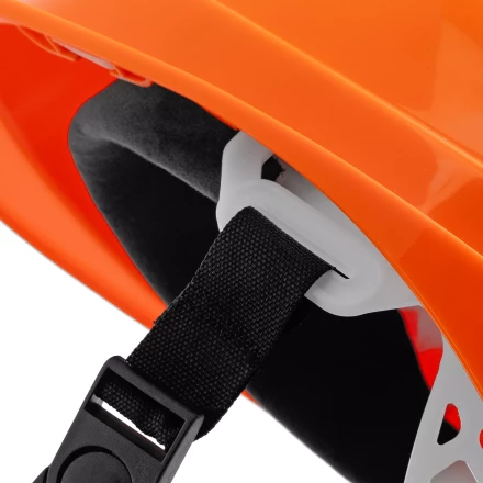 Каска защитная ударопрочная Denzel 89206, ABS/PC, плавная регулировка, модель «Форвард» (К-05),оранж. купить в Нягани