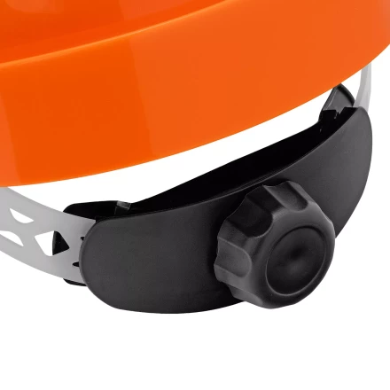 Каска защитная ударопрочная Denzel 89206, ABS/PC, плавная регулировка, модель «Форвард» (К-05),оранж. купить в Нягани