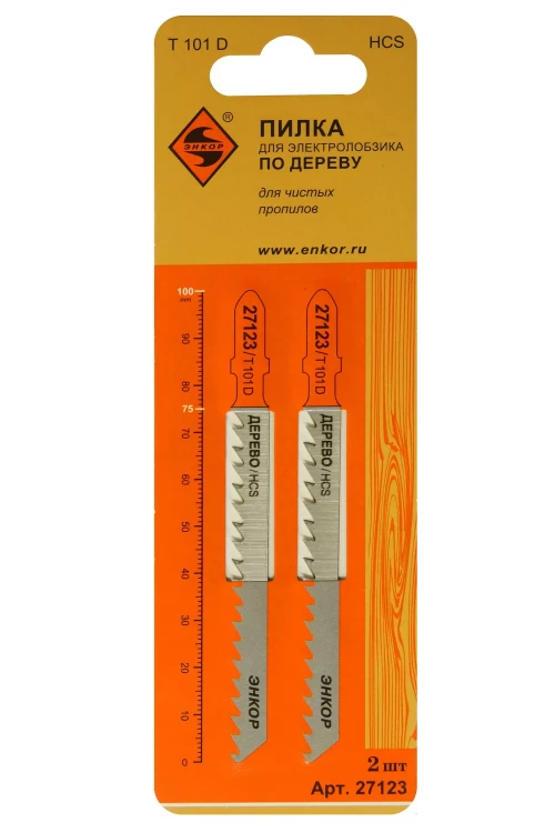 Пилка для электролобзика T101 D 2 шт. Энкор 27123 купить в Нягани