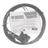 Шнур сетевой Denzel Energy Series, ПВС, 1,5 м, 3 x 1 мм, с неразборной вилкой, черный, 3 м, 37663 купить в Нягани