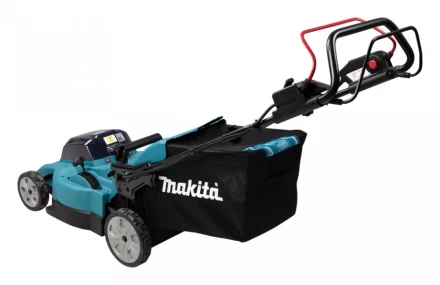 Аккумуляторная газонокосилка 48см, самоходная, 2х18V Makita DLM481Z (2х 5Ач, ЗУ) купить в Нягани