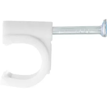 Скобы электроустановочные, 5 мм, круглый профиль, 50 шт  СИБРТЕХ 47514 купить в Нягани