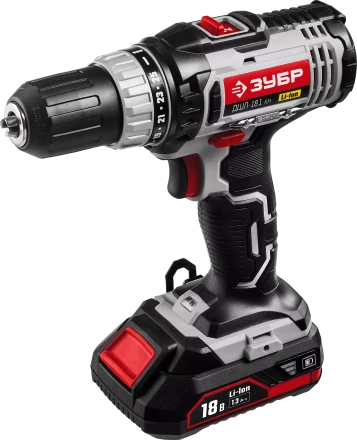 Дрель-шуруповерт 2 АКБ ДШЛ-181 КН серия СТАНДАРТ купить в Нягани