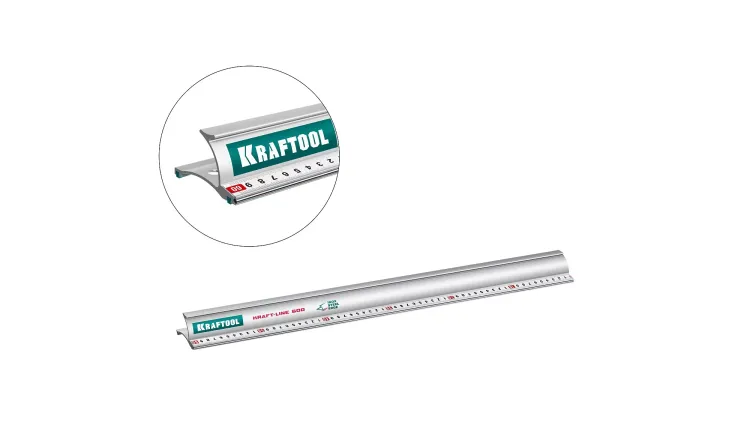 Усиленная линейка c направляющей KRAFTOOL 34275-60 купить в Нягани
