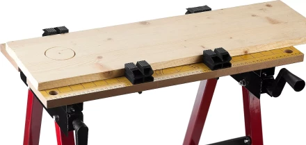 Верстак столярный ЗУБР &quot;МАСТЕР&quot; складной, 605х635х805 мм 38726 купить в Нягани