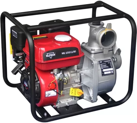 Мотопомпа ELITECH МБ 1010 Д 80 купить в Нягани