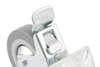 Колесо поворотное с тормозом d-75мм крепление  платформенное СИБРТЕХ 68720 купить в Нягани