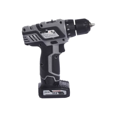 Аккумуляторная дрель-шуруповерт ИНТЕРСКОЛ ДА-18ЭР Li-ion (2 х 2Ач) купить в Нягани