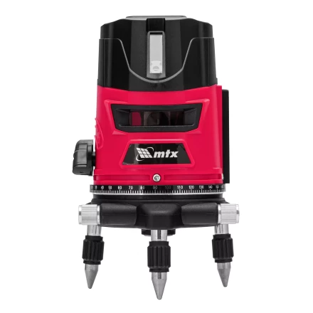 Лазерный уровень MTX CRL-30R, 30 м, красный луч, батарейки, резьба 5/8" 35034 купить в Нягани