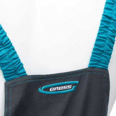 Полукомбинезон профессиональный рабочий Gross 90445, 97% хлопок 3% спандекс, XXL купить в Нягани