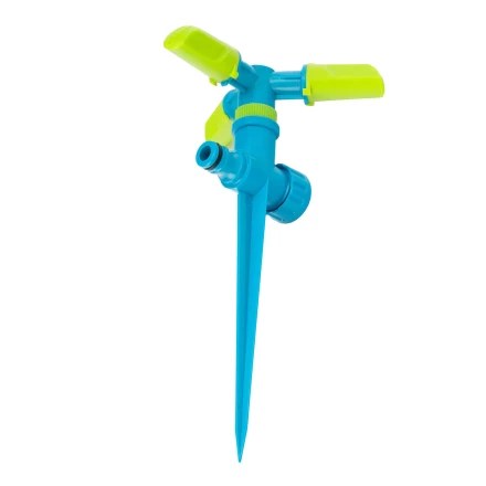Разбрызгиватель вращающийся Palisad 65812, 3 лопасти, на пике, ABS-пластик, LUXE купить в Нягани