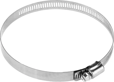 Хомуты ЗУБР "ЭКСПЕРТ", нерж. сталь, просечная лента 12 мм, 105-127 мм, 50 шт 37815-105-127-50 купить в Нягани