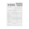 Шнур сетевой Denzel Energy Series, ПВС, 3 м, 2 x 1 мм, с неразборной вилкой, белый, 3 м, 37664 купить в Нягани