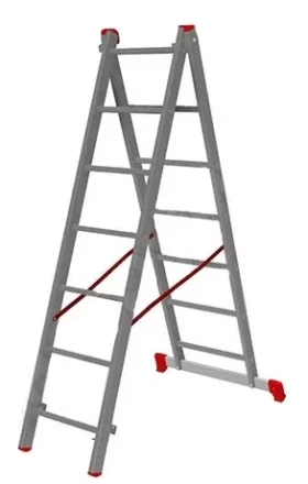 Лестница 2-х секционная алюминиевая 2*7 1013293 купить в Нягани