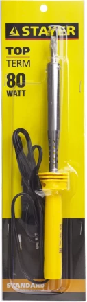 Паяльник STAYER &quot;STANDARD&quot; с пластмассовой рукояткой и долговечным жалом, 80 Вт, клин 55330-80 купить в Нягани