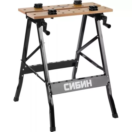 Верстак столярный СИБИН складной, 605х635х780 мм 38723 купить в Нягани