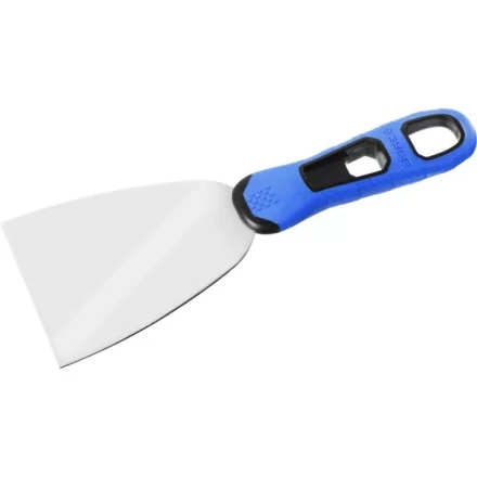 Шпатель ЗУБР &quot;ПРОФЕССИОНАЛ&quot; профилированное нержавеющее полотно, 2к ручка, 80мм 10049-08_z03 купить в Нягани