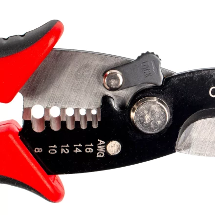 Ножницы для резки проводов КВТ MC-07 до 15 мм с функцией зачистки изоляции (86619) купить в Нягани