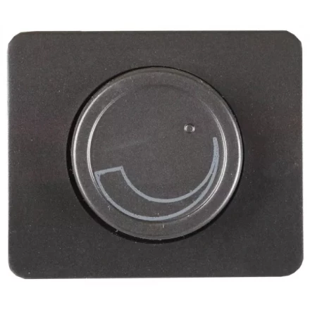 Диммер СВЕТОЗАР &quot;ГАММА&quot; без вставки и рамки, цвет темно-серый металлик, 60-800Вт SV-54142-DM купить в Нягани