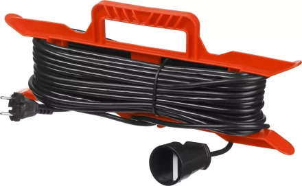 Удлинитель электрический &quot;MAXElectro&quot; на рамке, 20 м, 1 гнездо, STAYER 55018-20 купить в Нягани