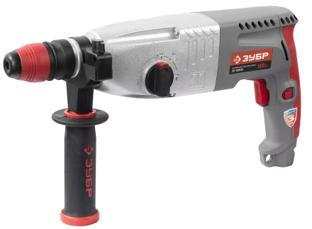 Перфоратор ЗУБР, SDS-plus, БЗП,  в компл., металл корпус редуктора, 800Вт, кейс ЗП-800ЭК купить в Нягани