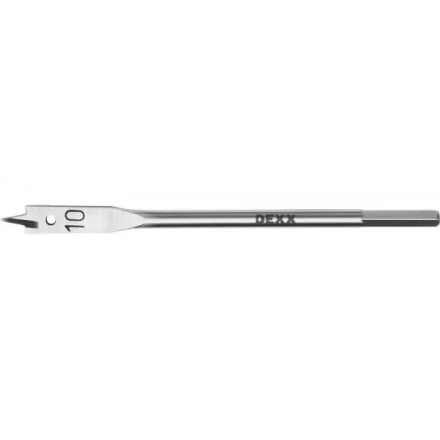 Сверло по дереву перовое, шестигранный хвостовик, DEXX 2945-10, d=10мм 2945-10 купить в Нягани