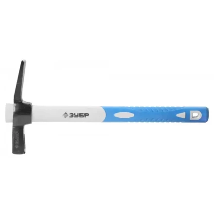 Молоток-кирочка ЗУБР  каменщика с фиберглассовой двухкомпонентной обратной рукояткой, 400г 20155-400_z01 купить в Нягани